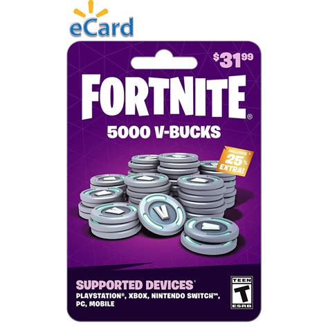 Fortnite 5000 V Bucks Digital