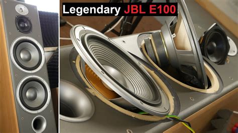 Look Inside Upgraded Jbl E100 Speakers Youtube