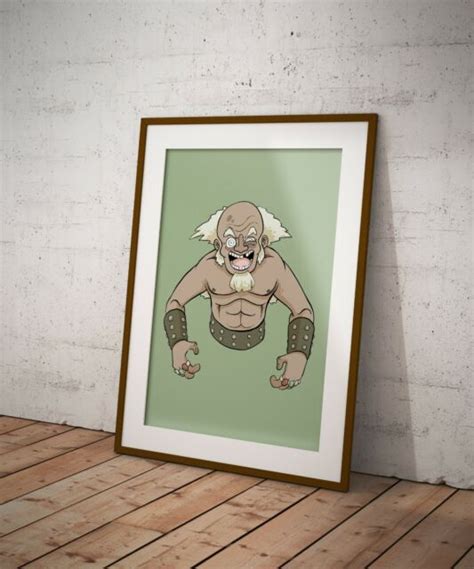 Custom King Bumi Avatar The Last Airbender Poster Ebay