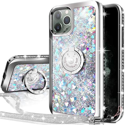 Iphone 11 Pro Max Case Silverback Moving Liquid Holographic Sparkle