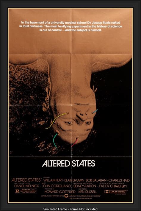 Altered States 1980 Original One Sheet Movie Poster Original Film