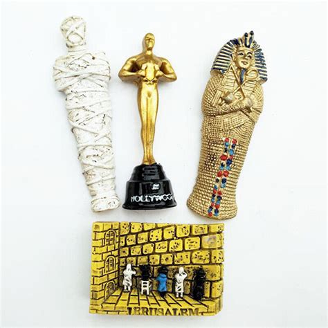 Egyptian Fridge Magnet Pharaoh Mummy Oscar Man Magnetic Sticker Travel