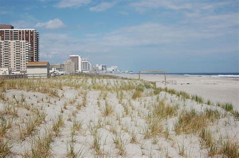 Atlantic City Nj Beach And Dunes Photo Picture Image