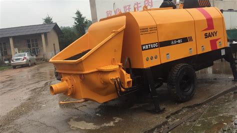 High Quality Used Sany Stationary Concrete Pump For Sale Buy