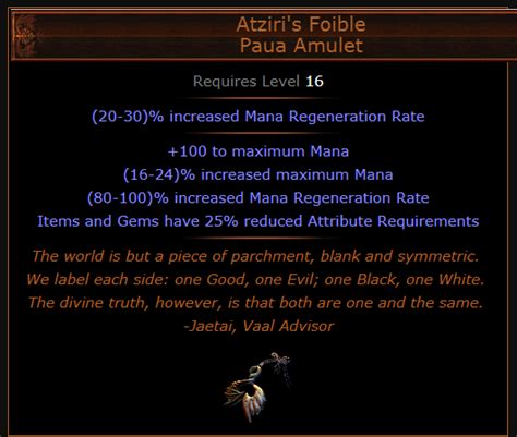 poe 3.13 fighting elder, shaper, uber atziri, cortex and chayula all at once. Atziri's Foible Build & Price - PoE Paua Amulet
