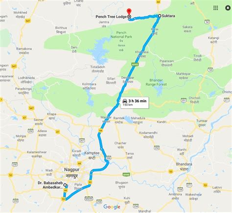 How To Reach Pench National Park Reaching Pench Tree Lodge