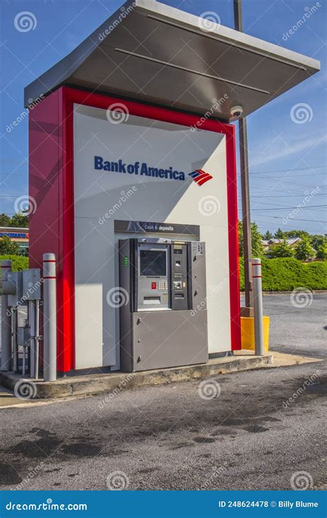 Bank Of America Atm Drive Thru Editorial Stock Photo Image Of Outside