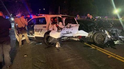 Suspected Drunk Driver Crashes Into Parked Sheriffs Vehicle With Deputies Inside Flipboard