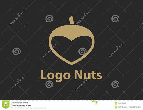 Hazelnut Logo Flat Illustration Of Hazelnut Vector Icon For Web Plant