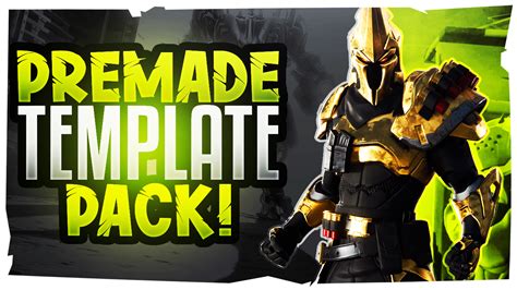 Fortnite Youtube Thumbnail Template Pack 6 By Acezproduction On Deviantart