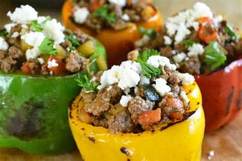 Stuffed Bell Peppers With Picadillo • The View From Great Island