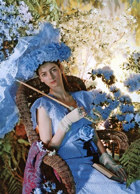 Carmen Dell Orefice Photo By Cecil Beaton Vogue July 1946 Carmen