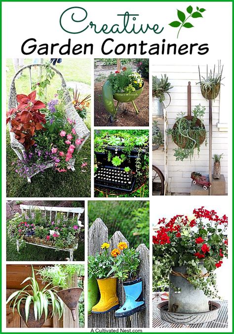 A Roundup Of Creative Garden Containers