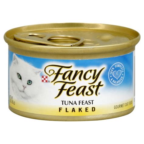 We'll discuss some key the type of cat foods offered by fancy feast include varieties of wet food, dry cat food, and food toppers/complements. Fancy Feast Wet Cat Food Flaked Tuna Feast