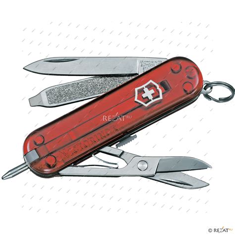 Швейцарский складной нож брелок victorinox signature 7 функций 4 см 0 6225 t victorinox купить с