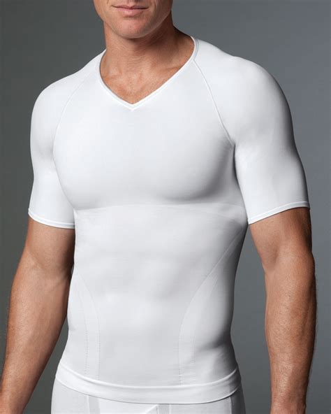Spanx White Zoned Compression V Neck Undershirt For Men Lyst