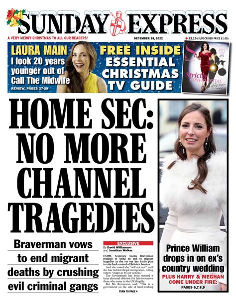 Sunday Express Front Page Th Of December Tomorrow S Papers Today