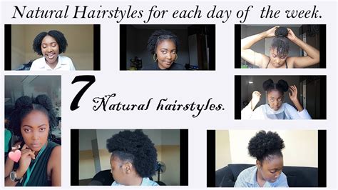 Creating it needs several main steps. 7 natural hairstyles for each day of the week ||Zambian ...