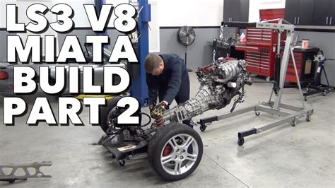 Ls3 V8 Miata Build Project Thunderbolt Part 2 Youtube