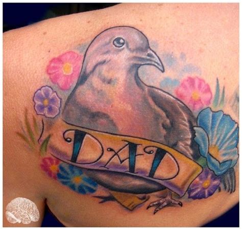 With over 500 designs available, we guarantee you'll find the perfect tattoo for you. Memorial tattoo idea with mourning dove & ribbon ...