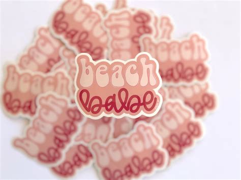 beach babe decal fun and trendy decal summer decal beach decal durable waterproof decal
