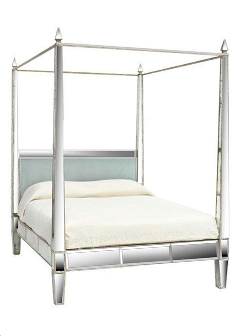The novogratz marion canopy bed is stylish and classy. 'Regency' Mirrored Canopy Bed, from: (With images) | Bed ...