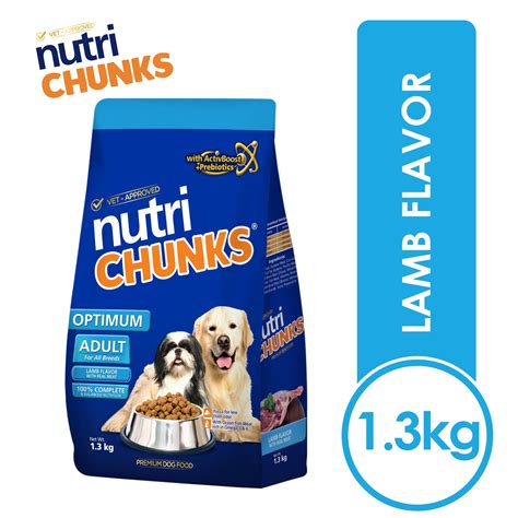 Nutri Chunks Optimum Adult Lamb 13kg Lamb Flavor Dog Food