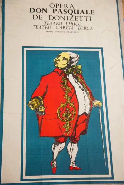 Mid Century Italian Opera Poster