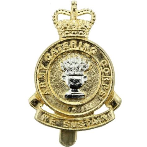 Army Catering Corps Acc Staybrite Anodised Cap Badge Staybright