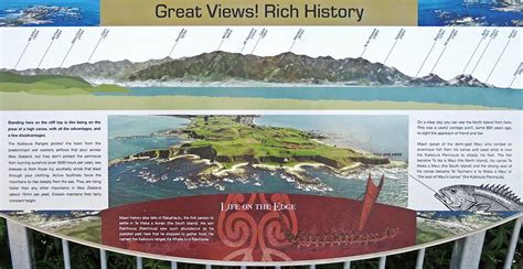 Maori Forts Pa Great View Marquesas Islands South Island