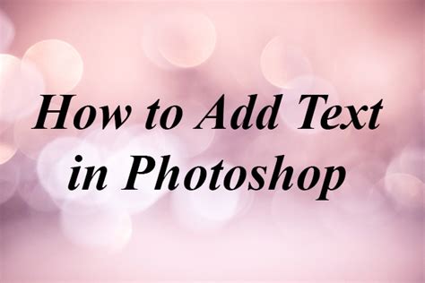 Adding An Image Into Text Using Photoshop Photoshop How To Use Images