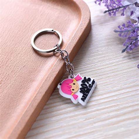 Wholesale High Quality Pvc Rubber Keychain With Personalized Custom