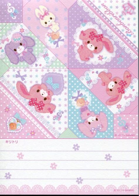 Image 3 Of Sanrio Bonbonribbon 8 Design Memo Pad 1 M1260 Kawaii