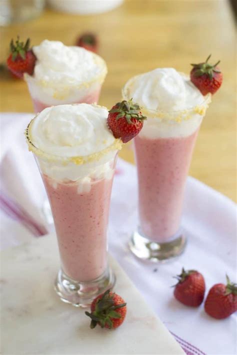 Strawberry Shortcake Cocktail Recipe Summer Cocktail
