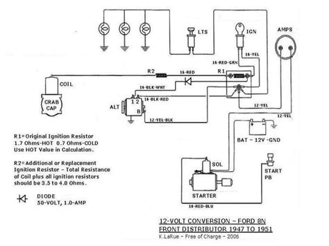 12v Wiring Diagram For 8n Tractor Sustainableal