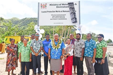 New Seawall For Namuana Villagers In Kadavu 18 11 2020 Office Of