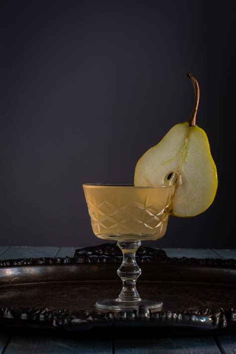 Pear Cinnamon Sour Smoked Spiced Winter Pear Cocktail Peck Of Pickles