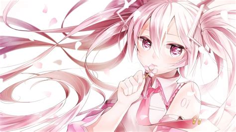 Pink Miku Desktop Wallpapers Wallpaper Cave