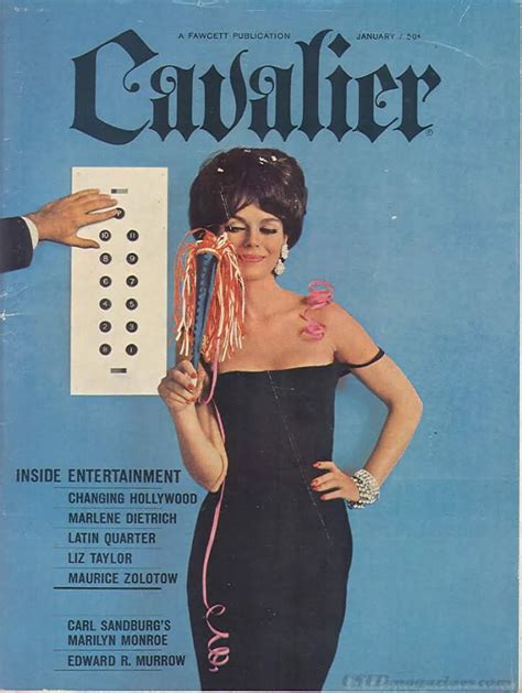 Cavalier January 1963 Cavalier January 1963 Adult Magazine Back