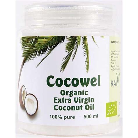 Cocowel Organic Extra Virgin Coconut Oil 500ml Cocowel