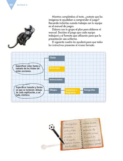 Libro sexto año contestado español página 22. Elaborar un manual de juegos de patio - Bloque II ...