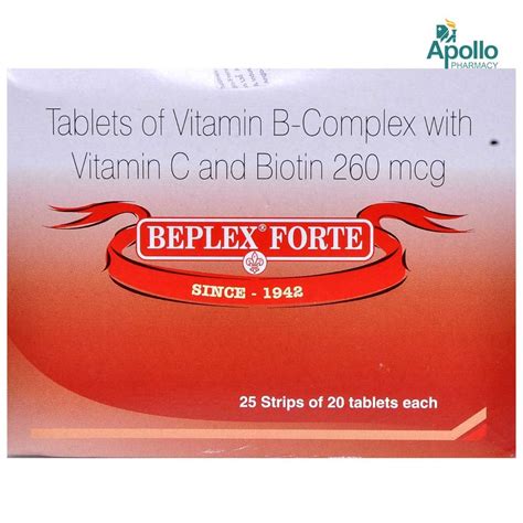 Beplex Forte Tablet 20 S Price Uses Side Effects Composition