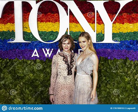 Rachel Sussman And Rachel Brosnahan At 73rd Annual Tony Awards Editorial
