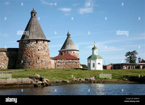 Solovetsky Monastery On The Solovetsky Islands In The White Sea Russia