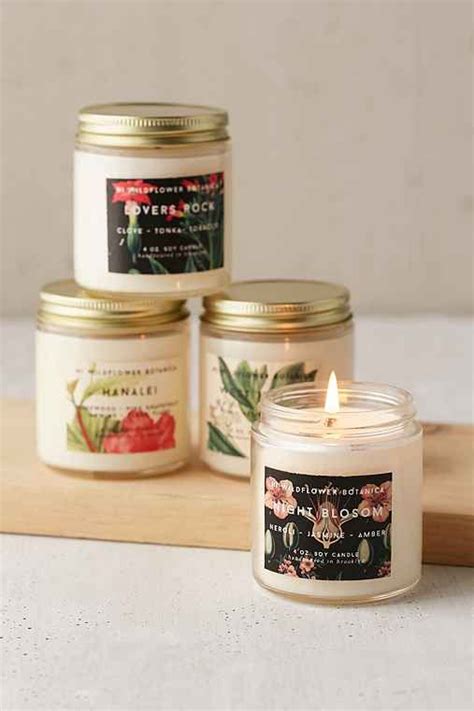 Hi Wildflower Botanica Botanical Candle Urban Outfitters Candles