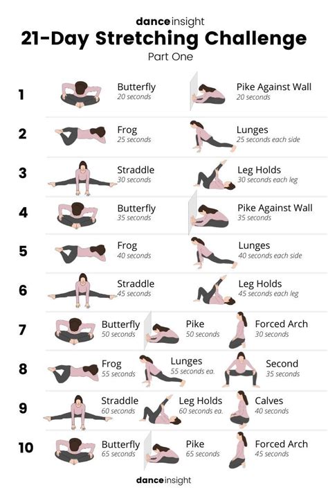Day Stretching Challenge With Free Printables Flexibility Workout Easy Yoga Workouts