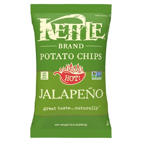 Kettle Brand Potato Chips Jalapeno Kettle Chips 85 Oz