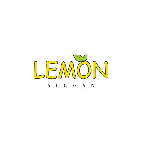 Premium Vector Modern Fresh Lemon Logo Vector Illustration Fresh