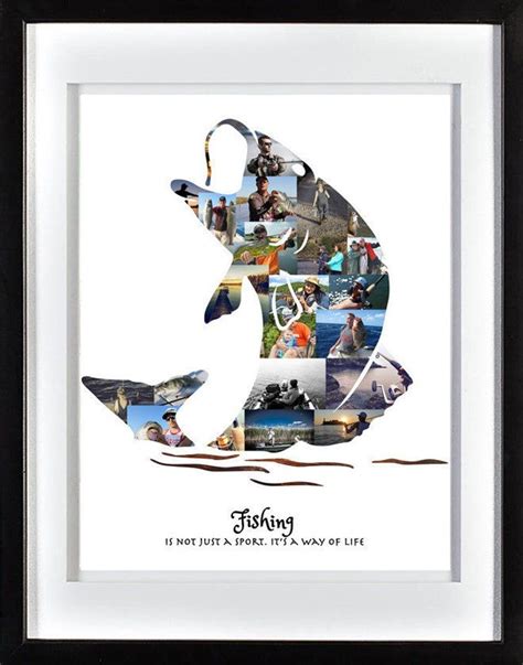 A Collage Of Photos With The Words Fishing In Its Center And An Image