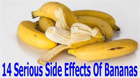 14 Serious Side Effects Of Bananas What Happen If Eating Banana So Much Youtube